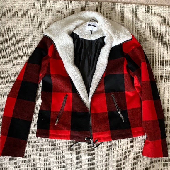 Noisy may Jackets & Blazers - Noisy may plaid jacket.